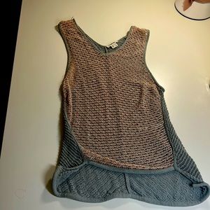 Helmut Lang Knitted Sheer Top